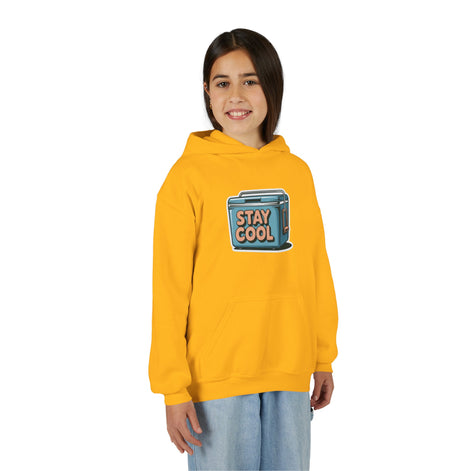 Youth Hooded Sweatshirt - Stay Cool Graphic