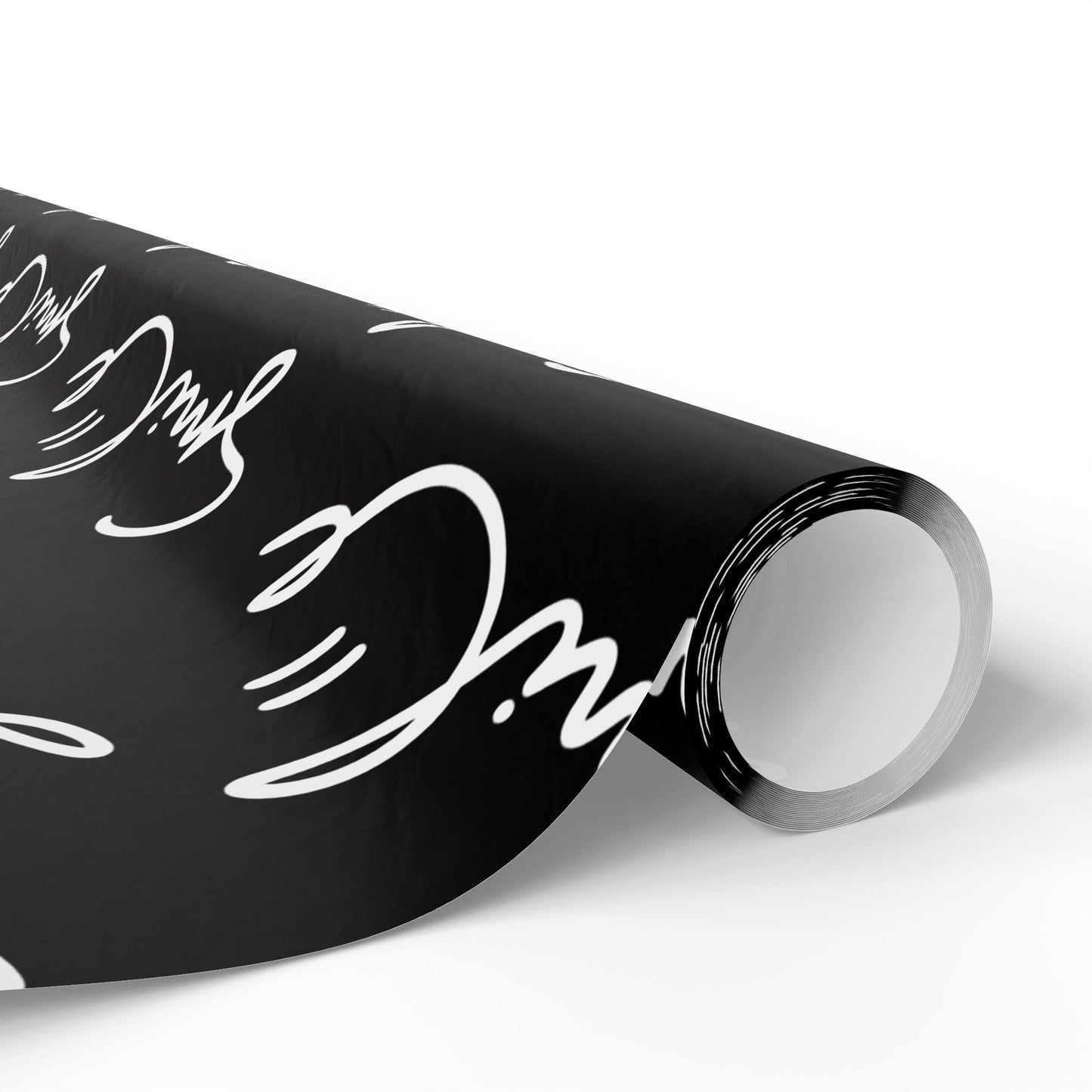 Black/White Smile Stylish Gift Wrapping Paper for Any Occasion