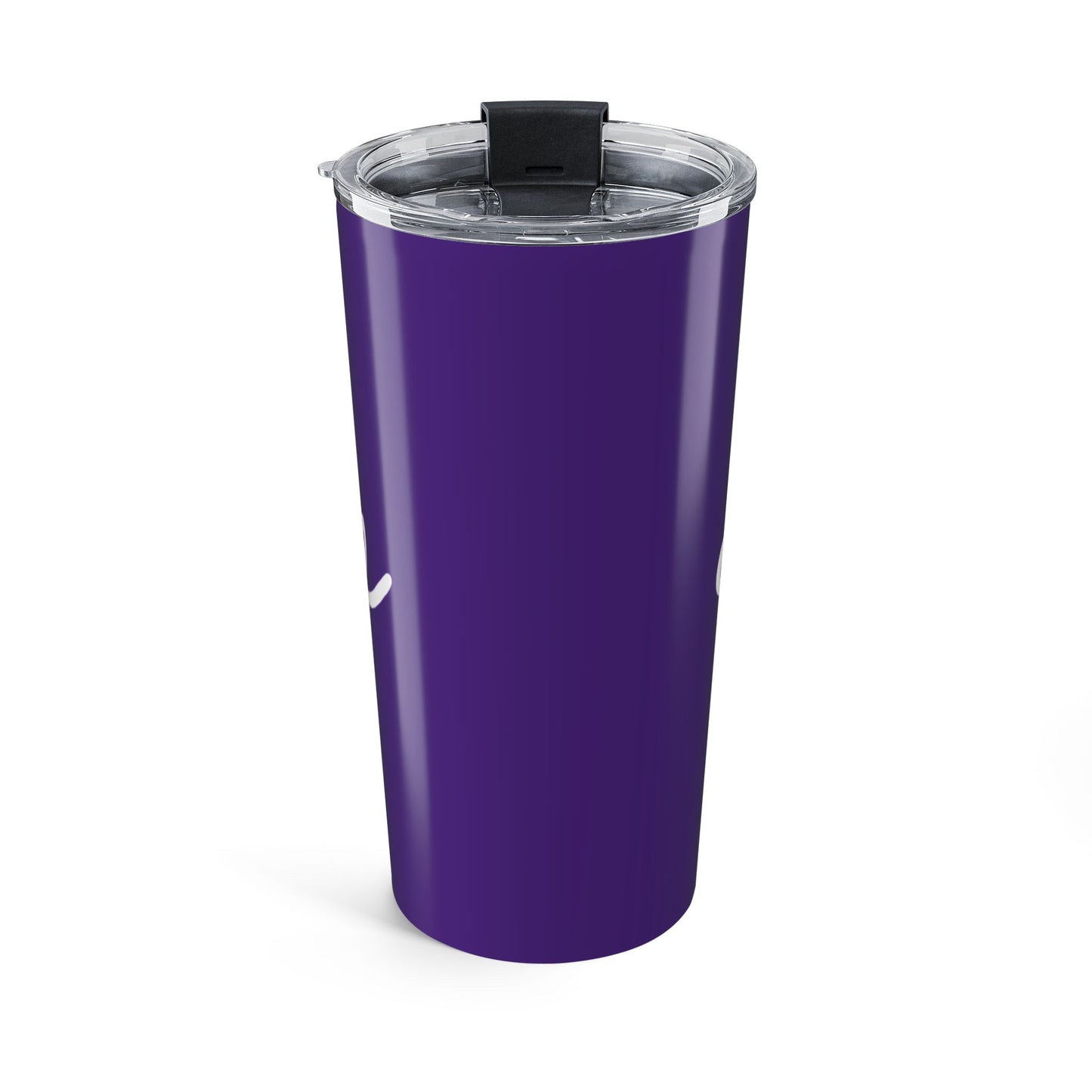 Purple/White Smile 20oz Tumbler - Customizable Drinkware for Every Occasion