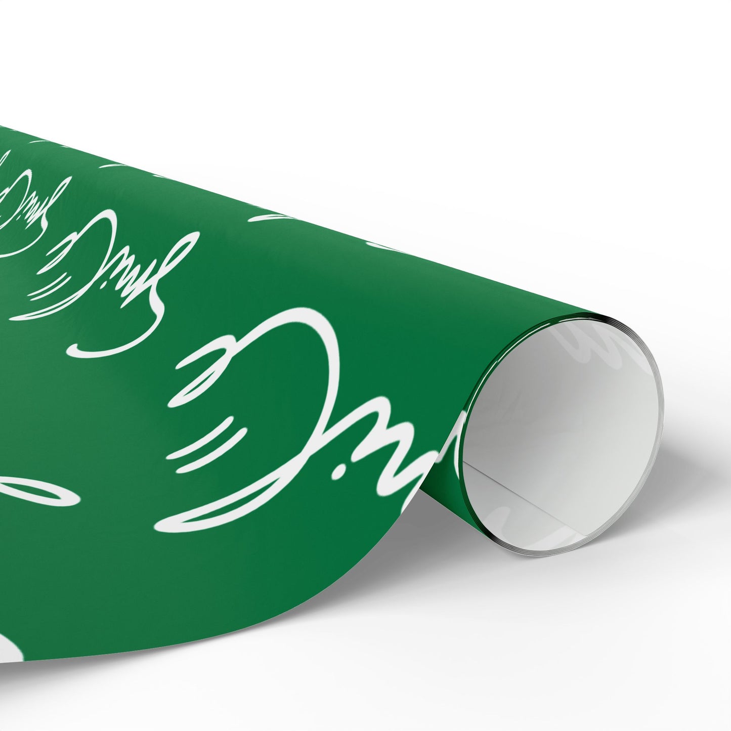 Green Smile Stylish Gift Wrapping Paper for Any Occasion