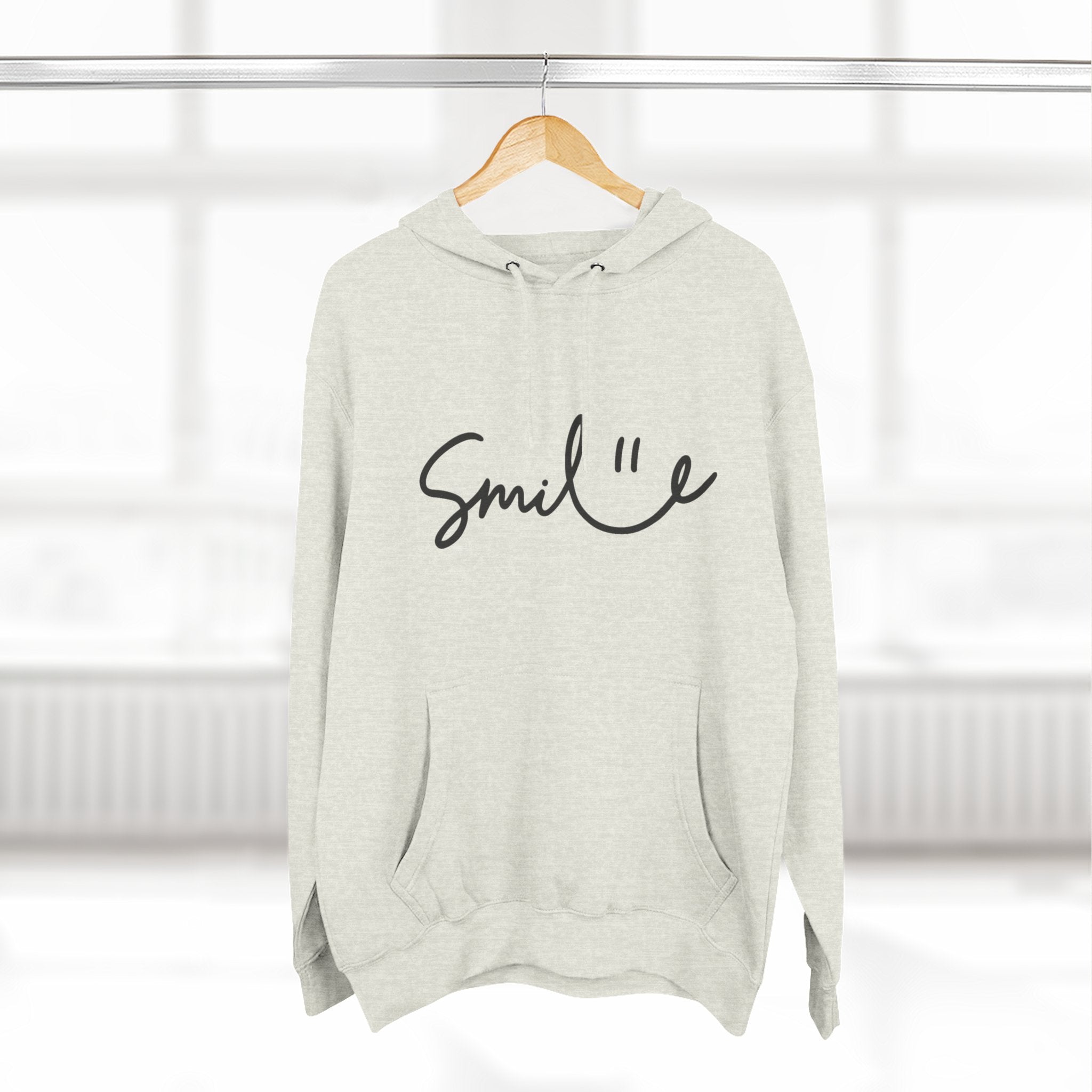 Smile Fleece Hoodie - Cozy and Stylish Pullover for Everyday Comfort