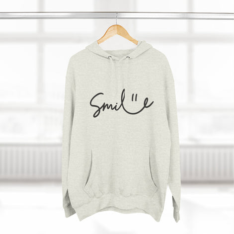 Smile Fleece Hoodie - Cozy and Stylish Pullover for Everyday Comfort