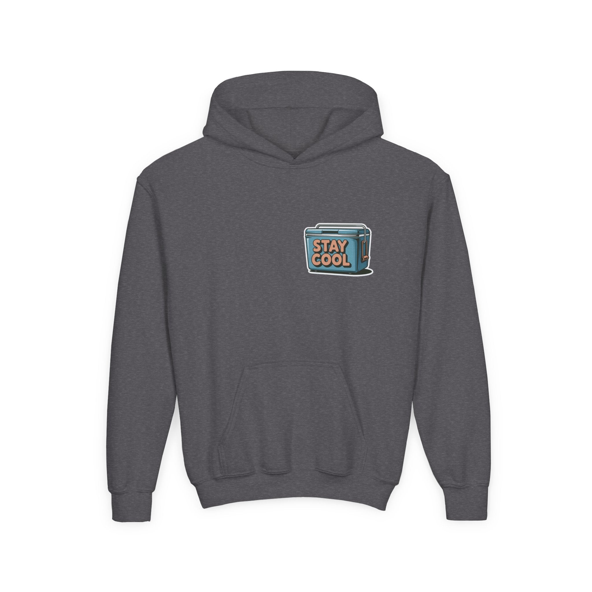 Youth Hooded Sweatshirt - Stay Cool Graphic