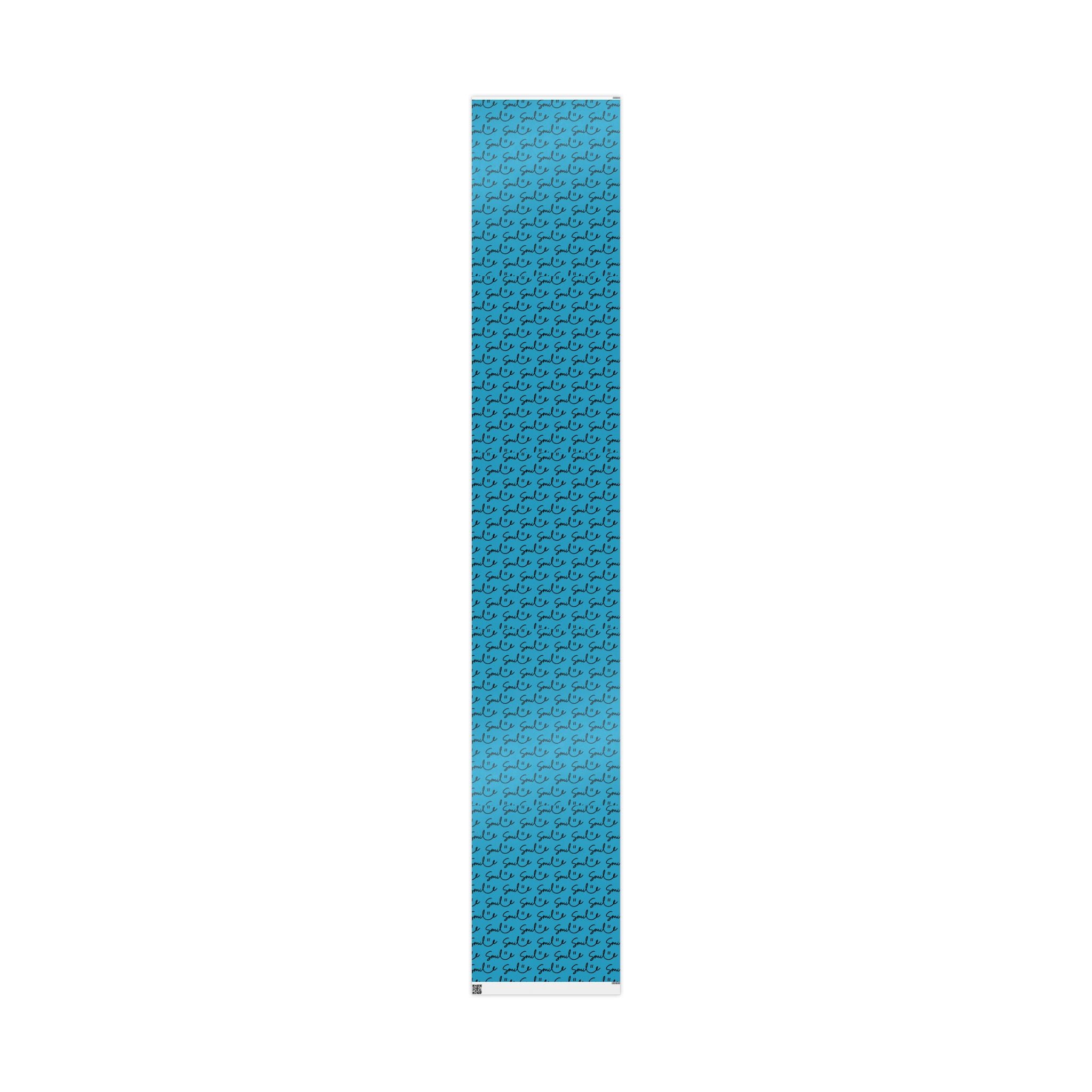 Turquoise Smile Stylish Gift Wrapping Paper for Any Occasion