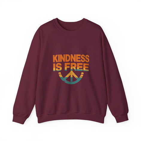 Unisex Kindness is Free Crewneck Sweatshirt