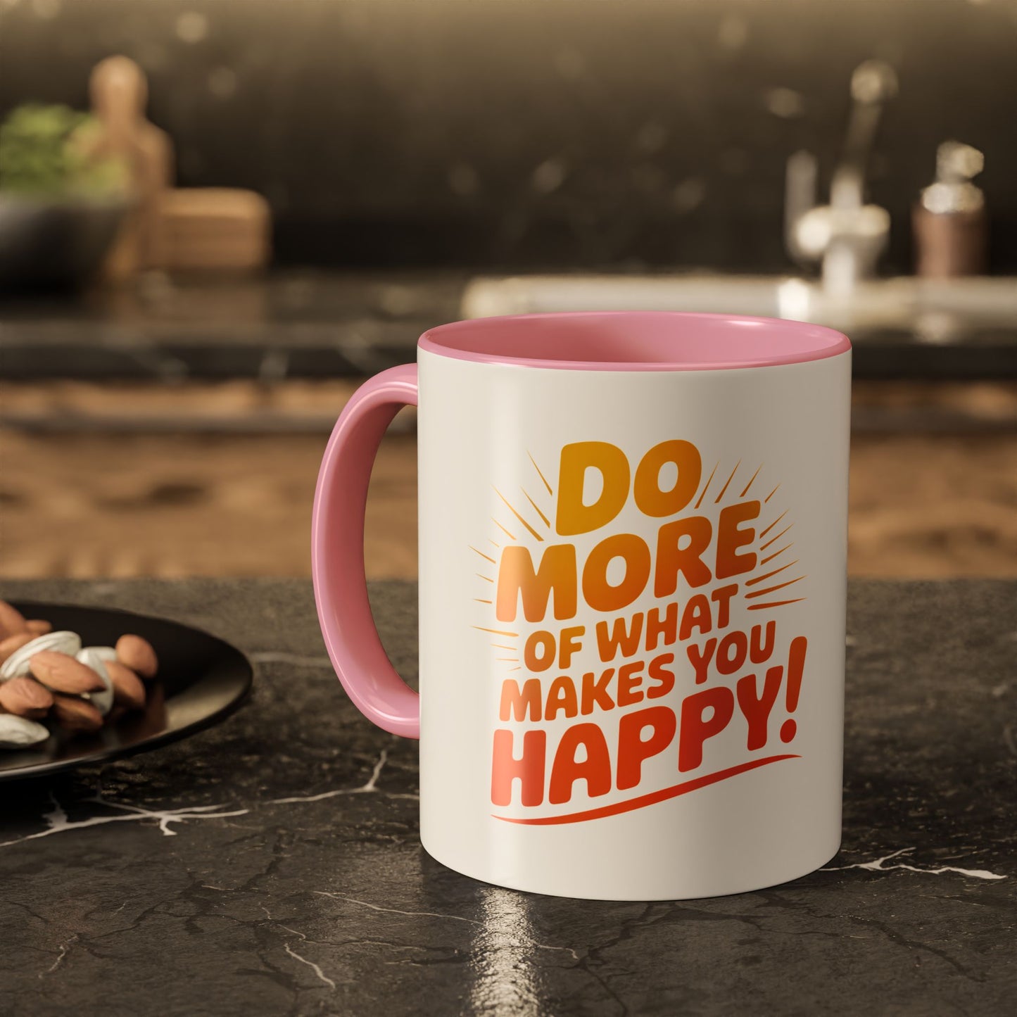 Do More of What Makes You Happy Mug — Colorful 11oz/15oz Ceramic Coffee Cup