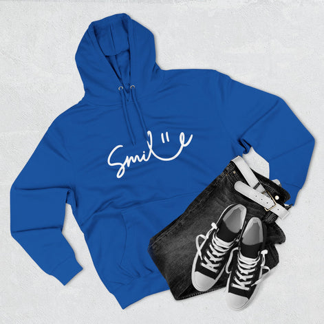 Smile Fleece Hoodie - Cozy and Stylish Pullover for Everyday Comfort