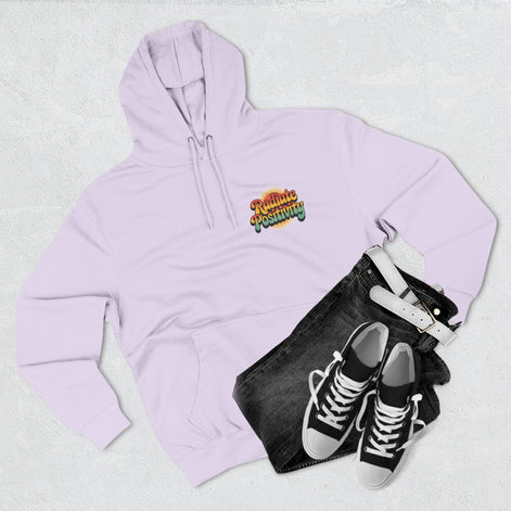 Radiate Positivity Three-Panel Fleece Hoodie