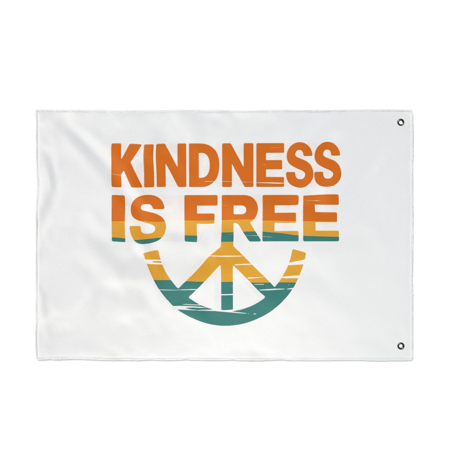 Peaceful Kindness Double Sided Flag