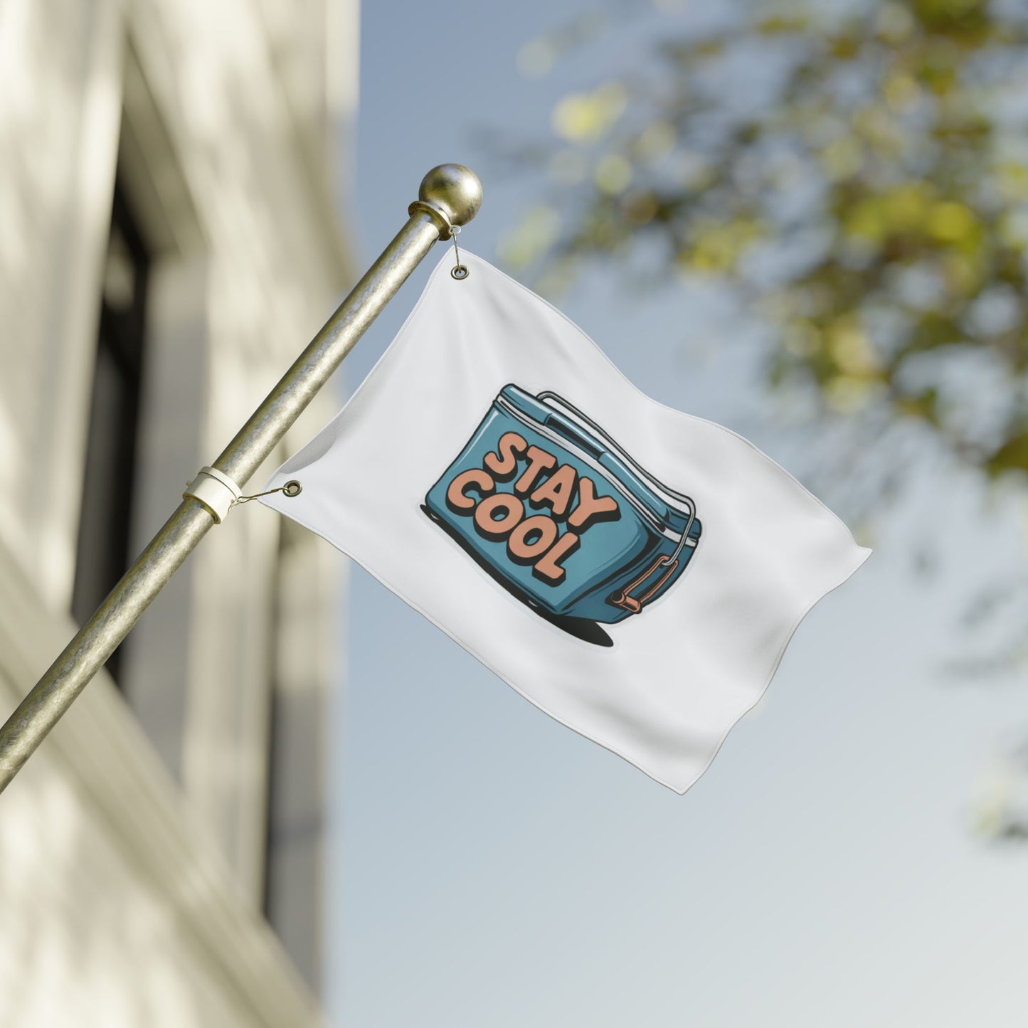 Stay Cool Double Sided Flag