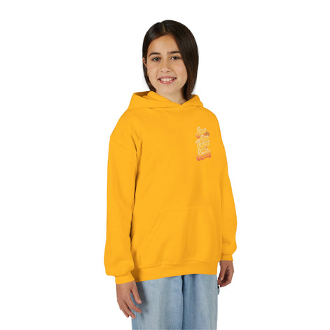 Youth Hooded Sweatshirt – Say Nice Things and Smile