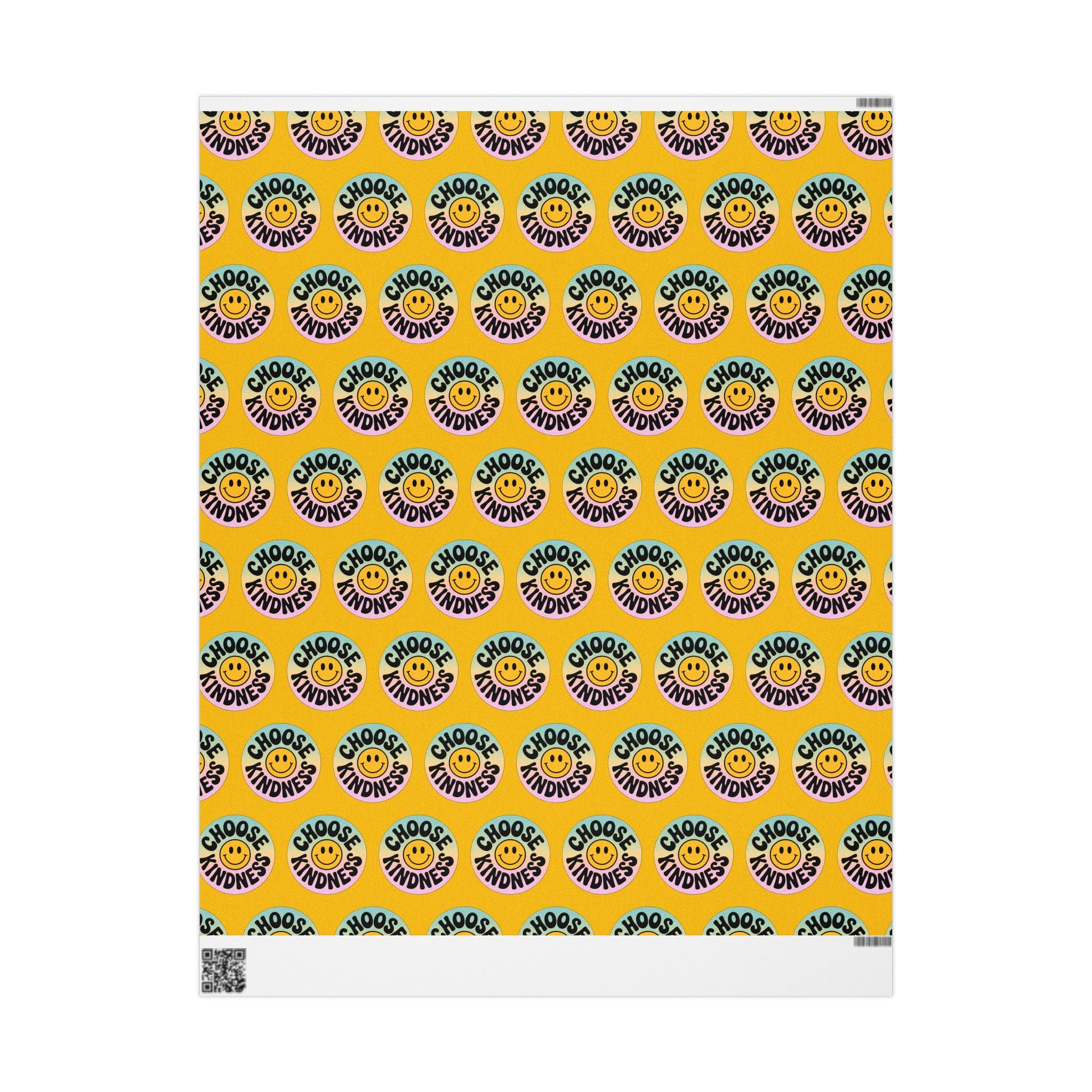 Yellow Choose Kindness Wrapping Papers