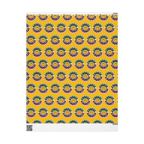 Yellow Choose Kindness Wrapping Papers