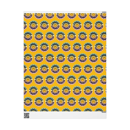 Yellow Choose Kindness Wrapping Papers