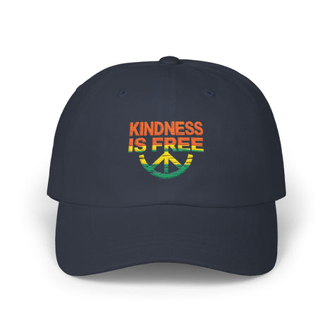 "Kindness Is Free" Peace Sign Embroidered Hat