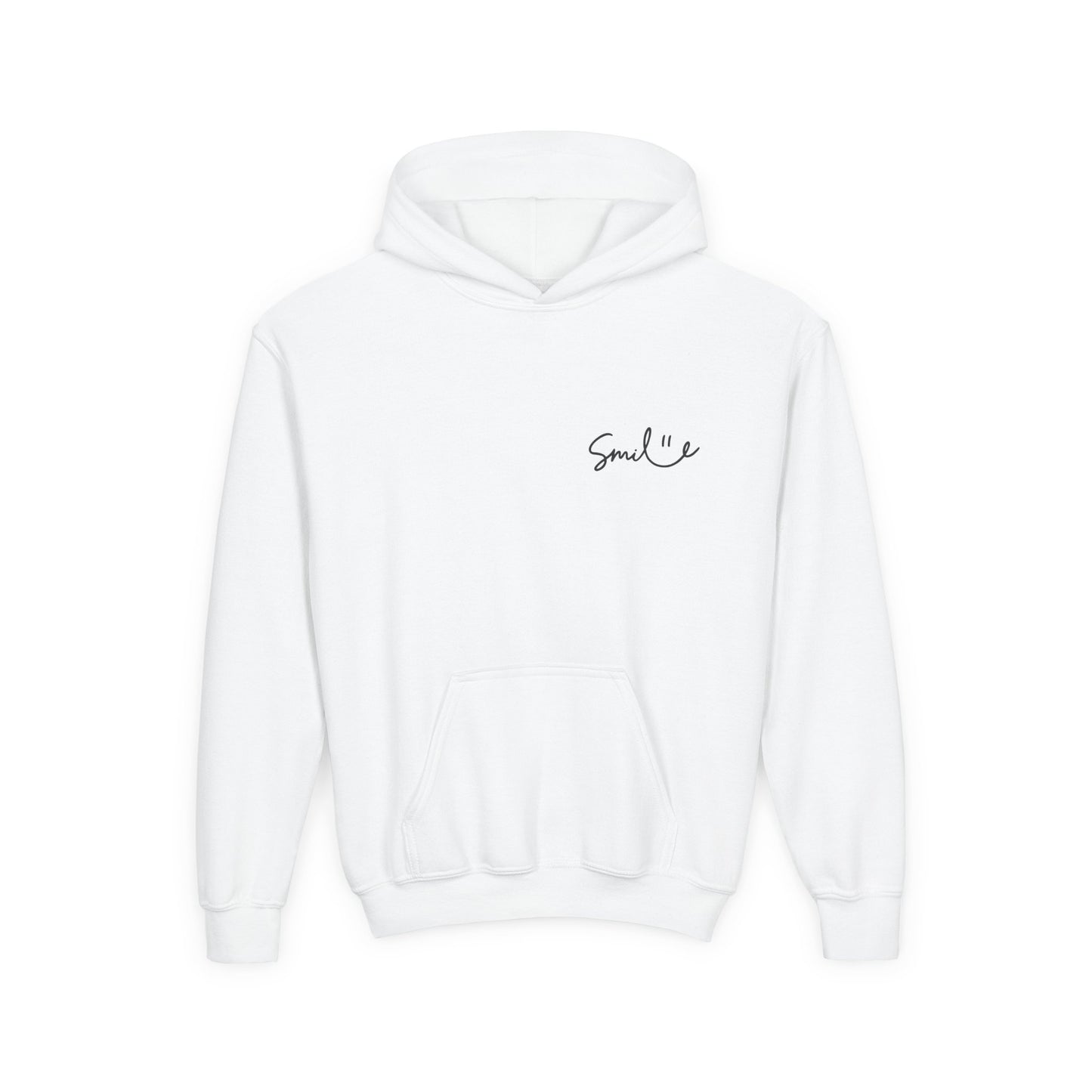 Smile Youth Hoodie - Cozy Heavy Blend Sweatshirt for Kids