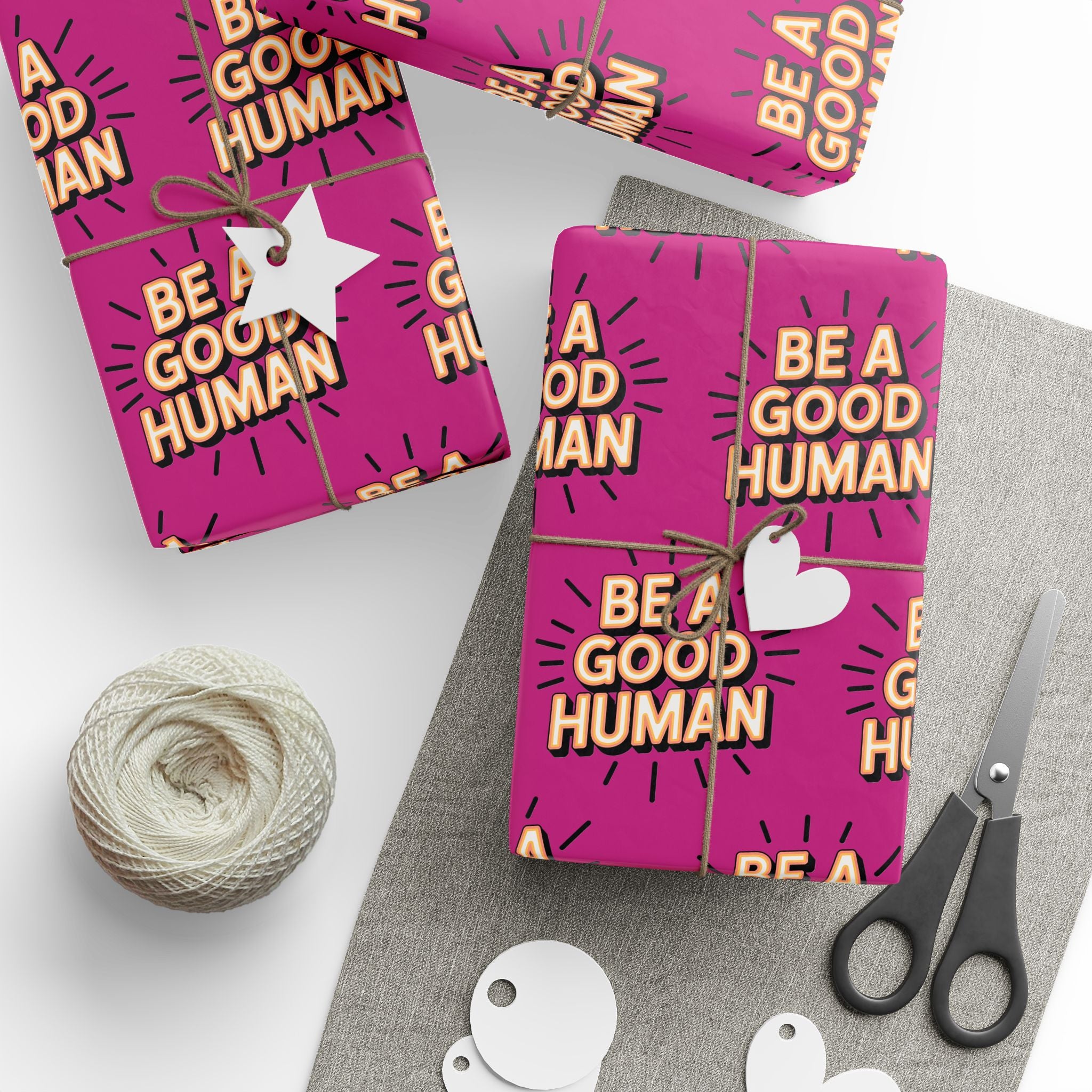 Be a Good Human Gift Wrap (Single Roll)