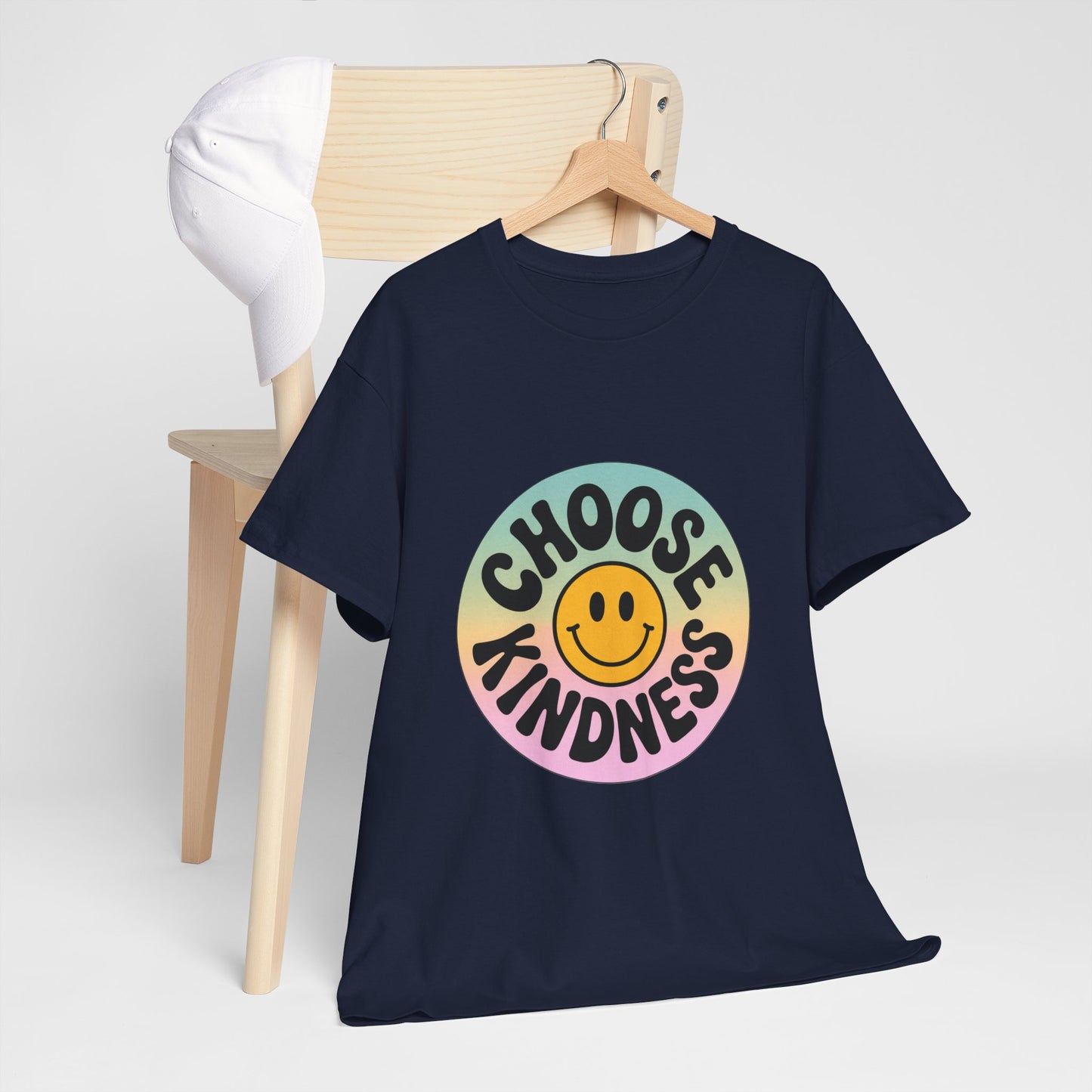 Choose Kindness Unisex Heavy Cotton Tee - Uplifting Graphic T-Shirt