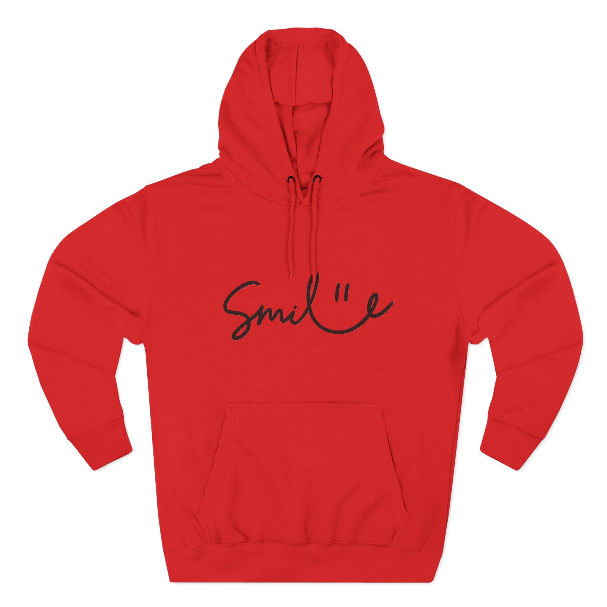 Smile Fleece Hoodie - Cozy and Stylish Pullover for Everyday Comfort