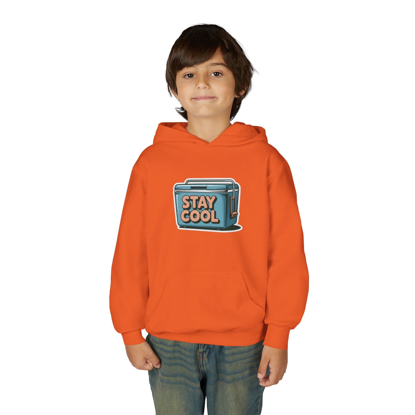 Youth Hooded Sweatshirt - Stay Cool Graphic