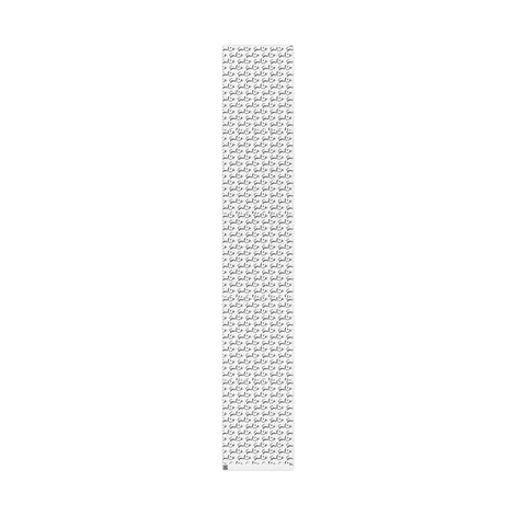 White/Black Smile Stylish Gift Wrapping Paper for Any Occasion