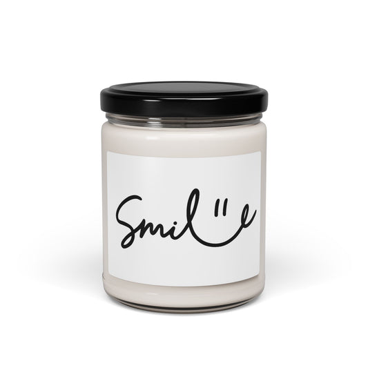 Smile Scented Soy Candle - 9oz Aromatherapy Comfort