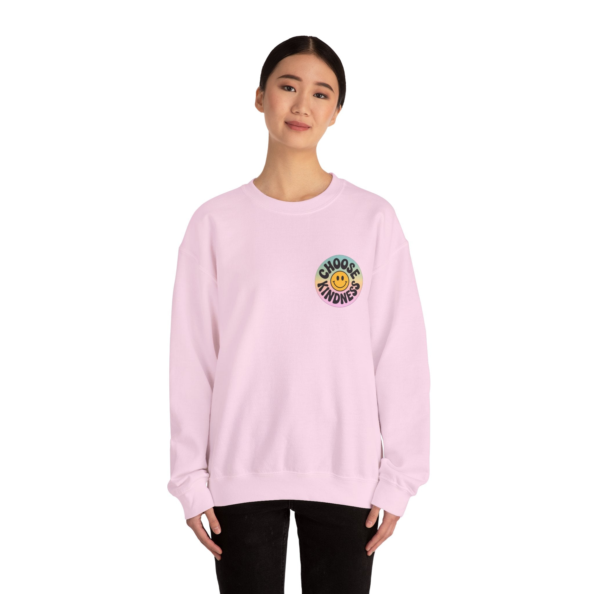 Choose Kindness Unisex Crewneck Sweatshirt - Positive Vibes Apparel