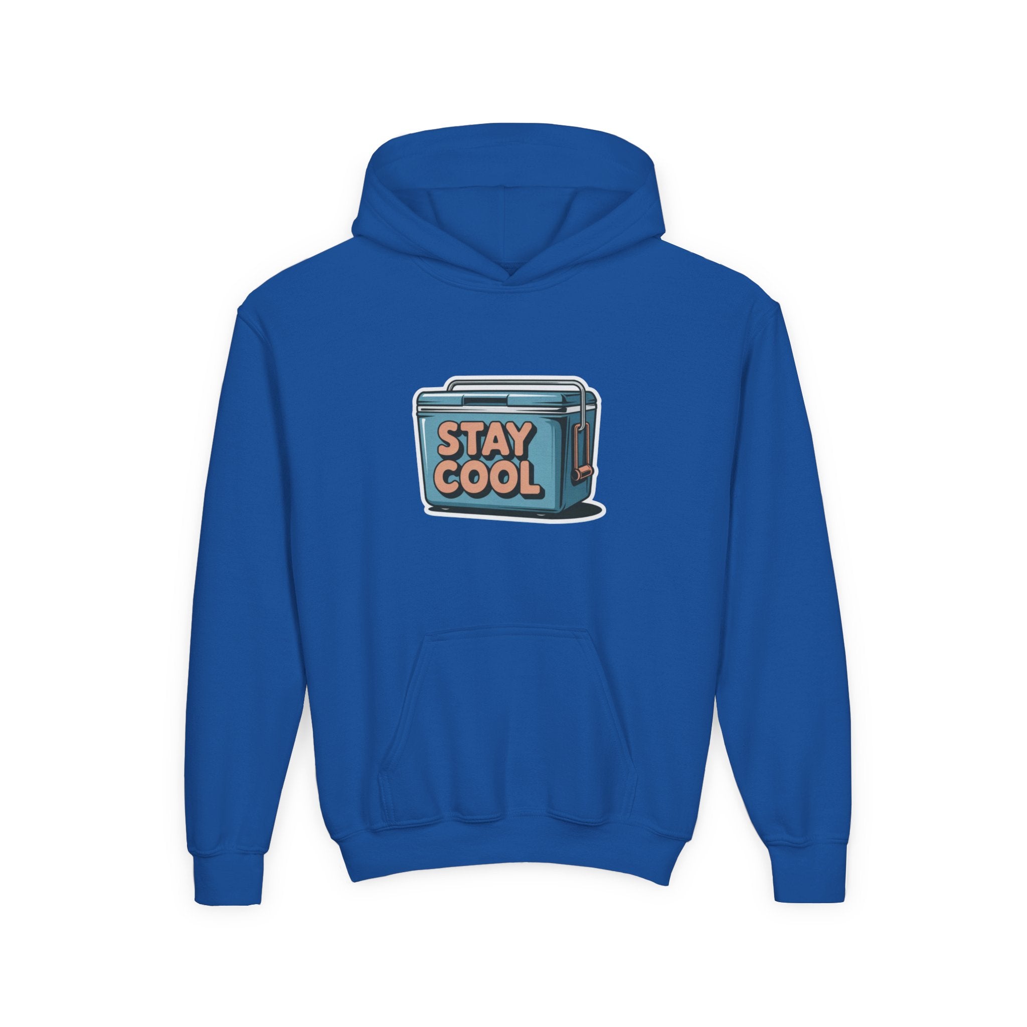 Youth Hooded Sweatshirt - Stay Cool Graphic