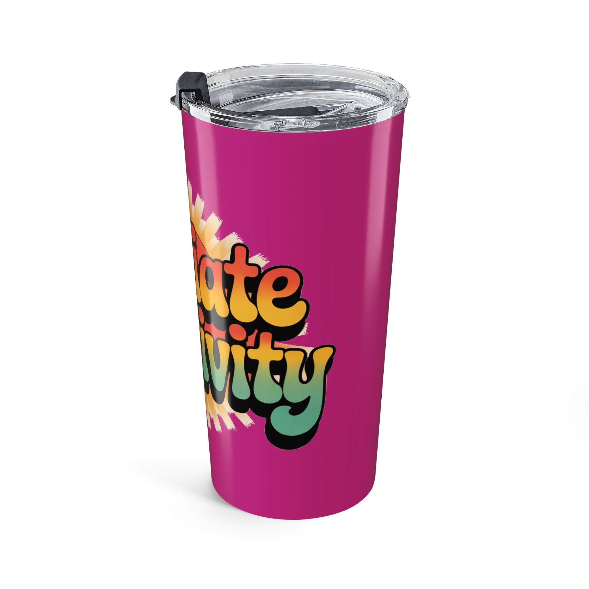 Pink Radiate Positivity Tumbler 20oz