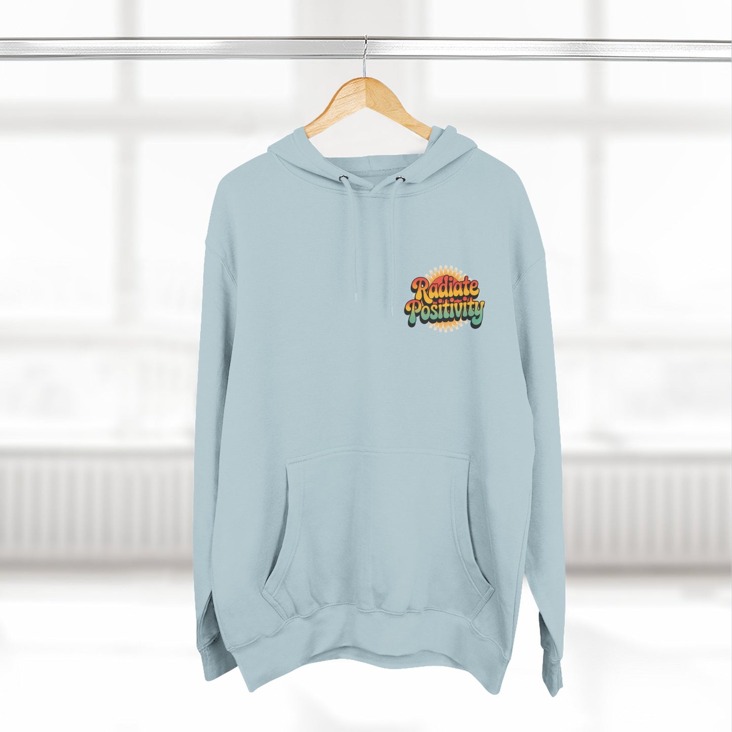 Radiate Positivity Three-Panel Fleece Hoodie