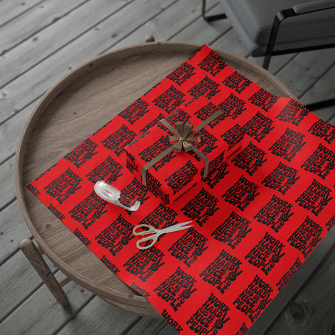 Work Hard and Be Nice to People Wrapping Paper