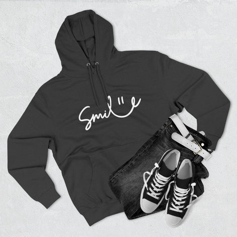 Smile Fleece Hoodie - Cozy and Stylish Pullover for Everyday Comfort