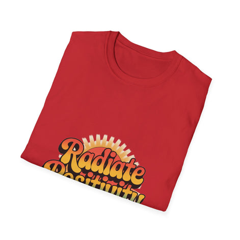 Radiate Positivity Unisex Softstyle T-Shirt - Feel Good Vibes