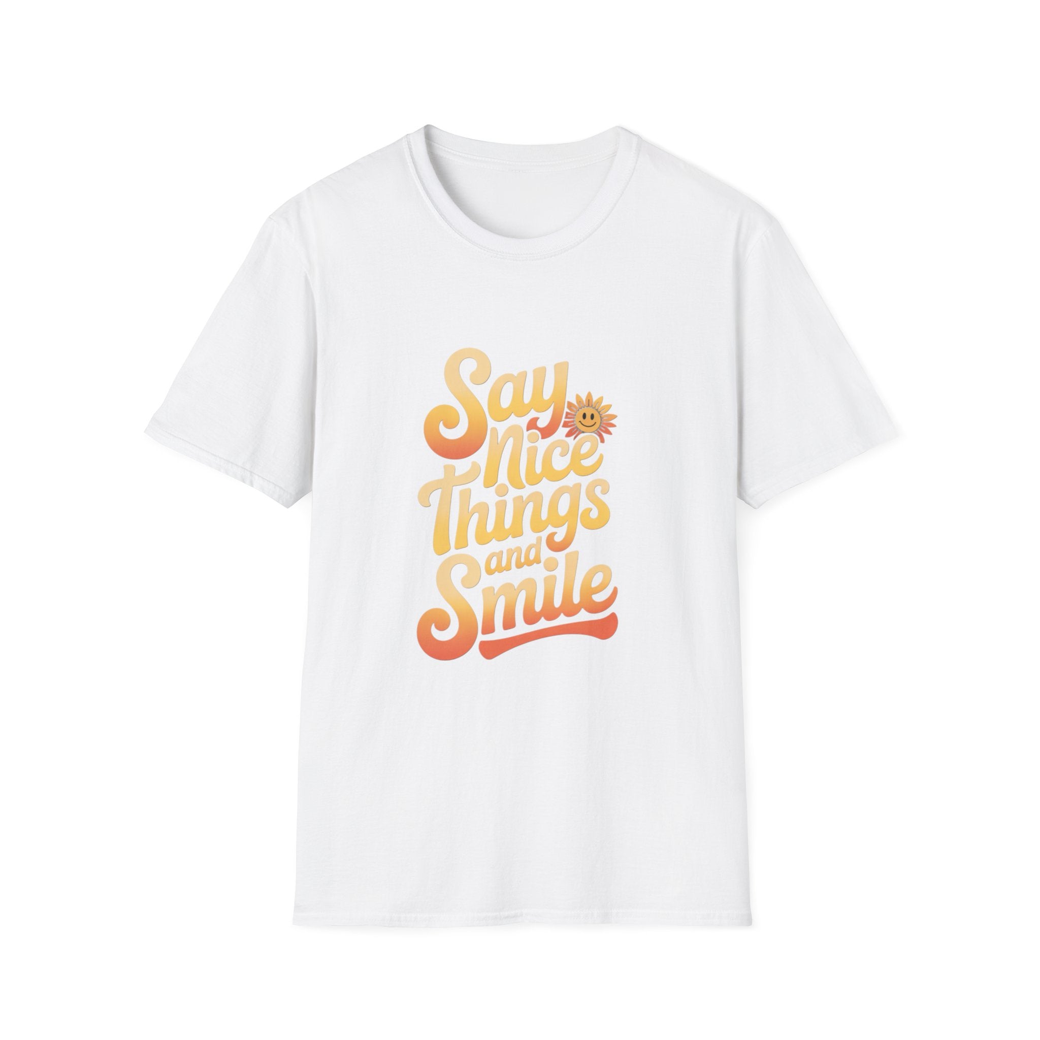 Positive Vibes Unisex Softstyle T-Shirt - 