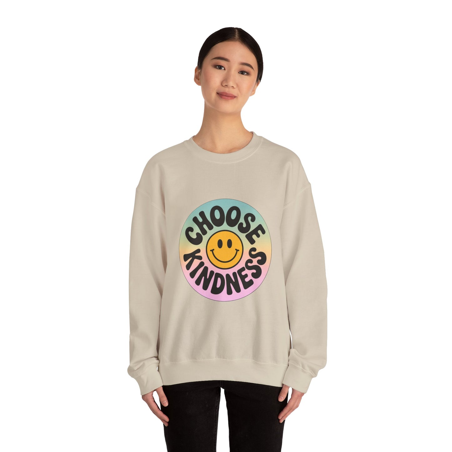 Choose Kindness Unisex Crewneck Sweatshirt - Positive Vibes Apparel