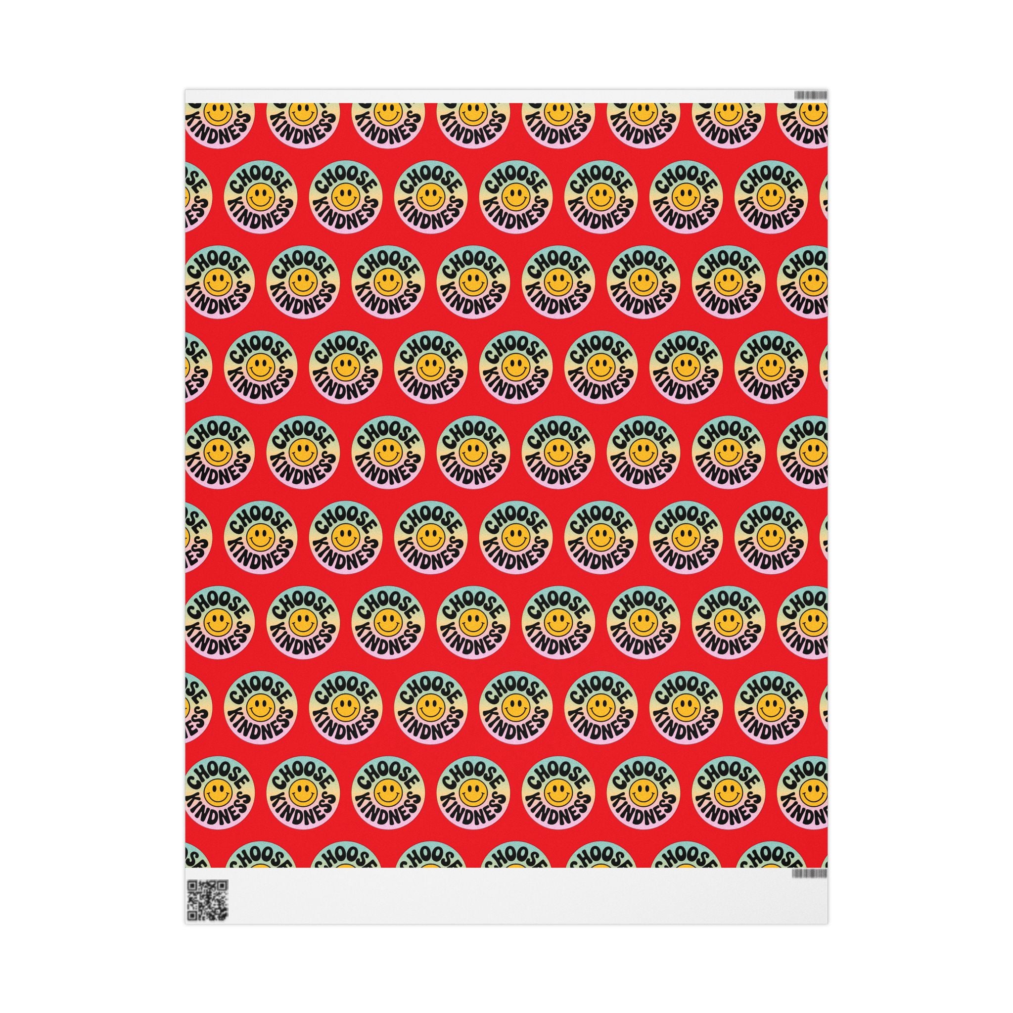 Red Choose Kindness Wrapping Papers