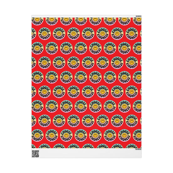 Red Choose Kindness Wrapping Papers