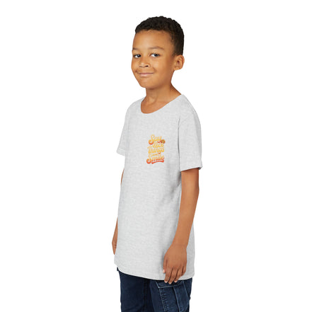 Say Nice Things Youth Tee - Positive Vibe Short Sleeve Shirt