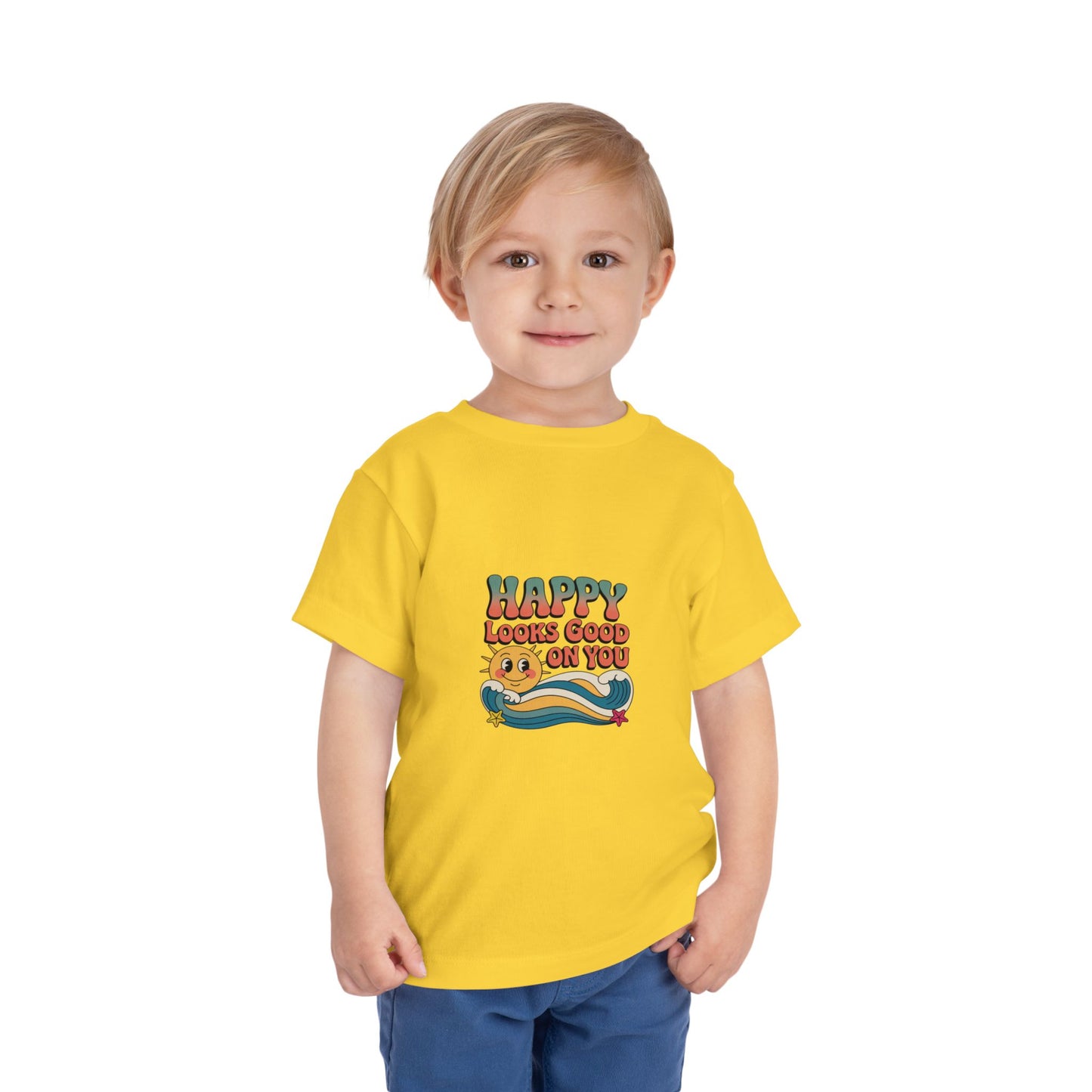 Happy Looks Good On You Toddler Tee