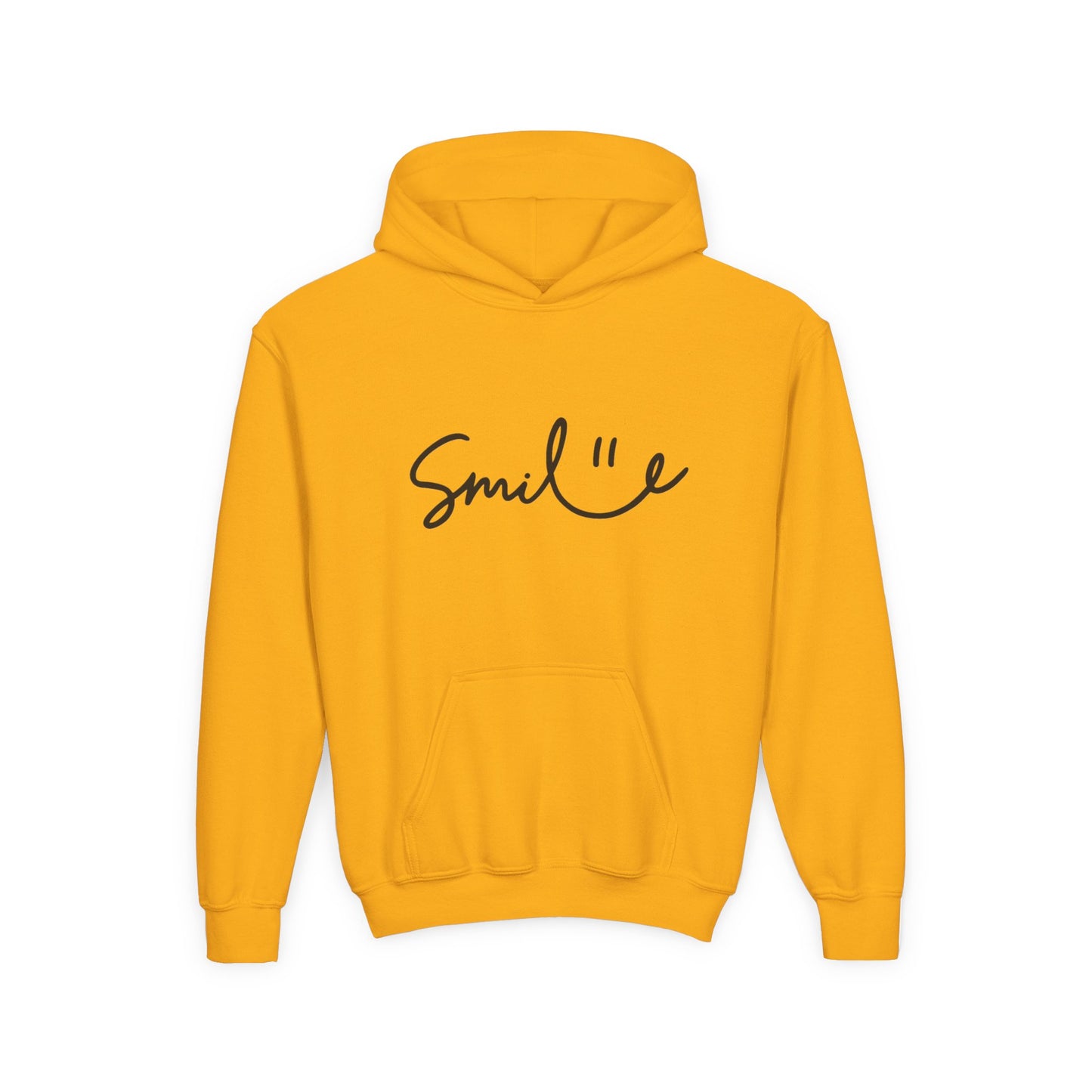 Smile Youth Heavy Blend Hoodie - Cozy, Cheerful Sweatshirt for Kids