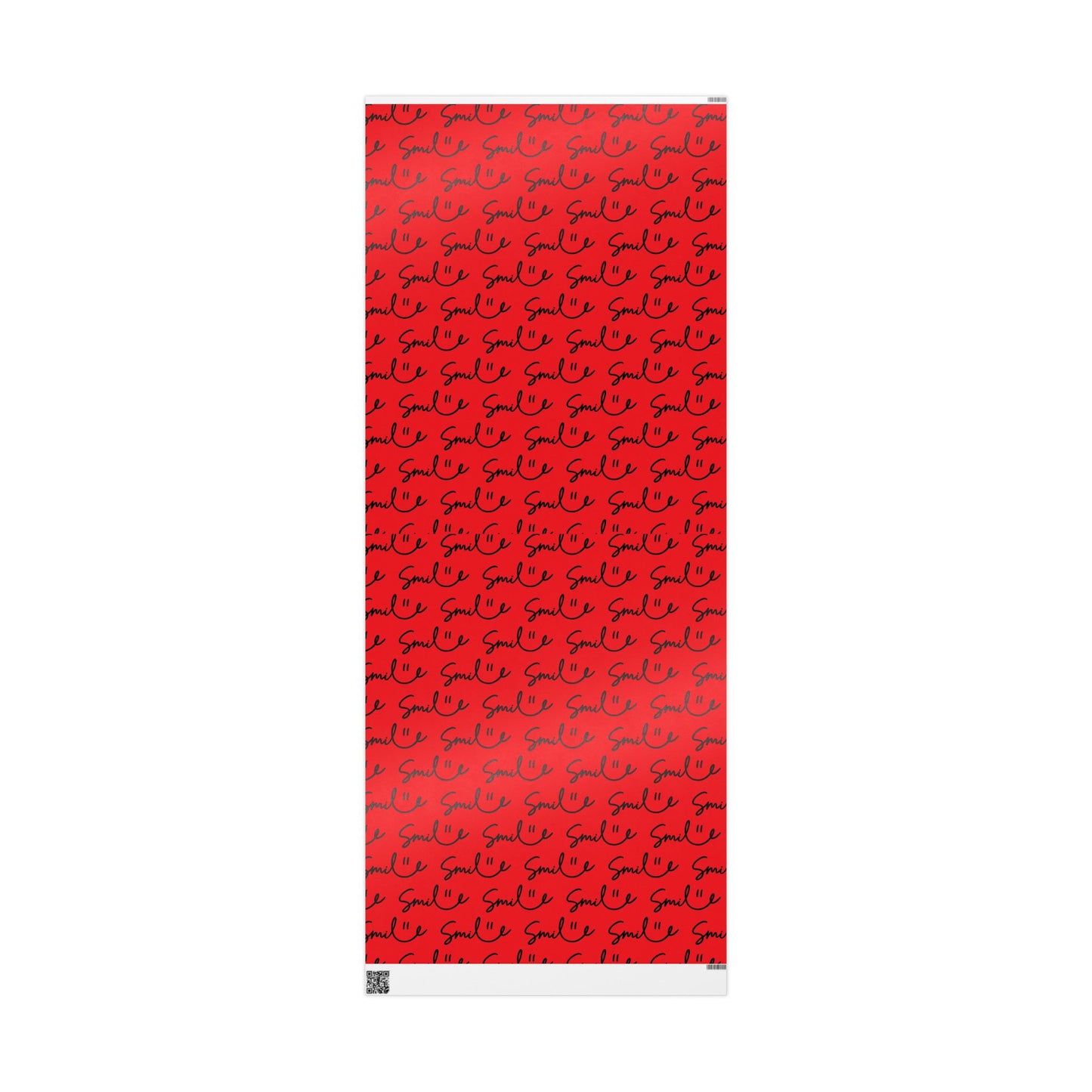 Red/Black Smile Stylish Gift Wrapping Paper for Any Occasion
