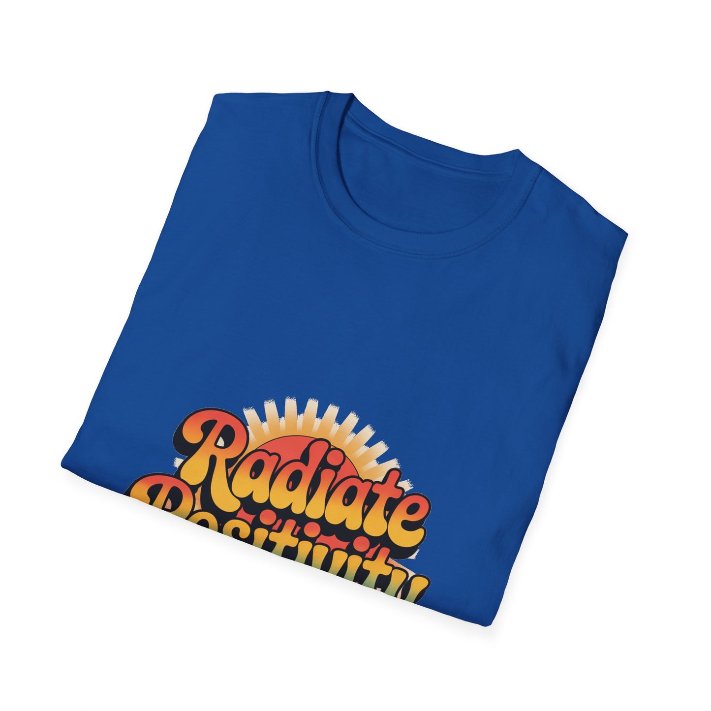 Radiate Positivity Unisex Softstyle T-Shirt - Feel Good Vibes