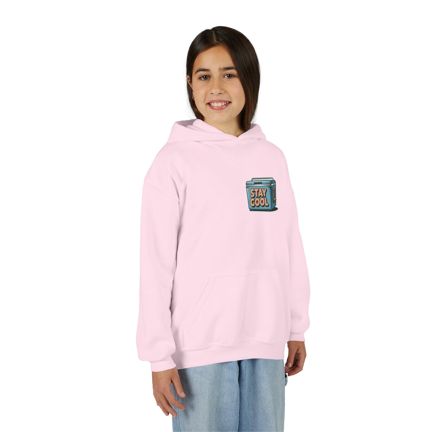 Youth Hooded Sweatshirt - Stay Cool Graphic