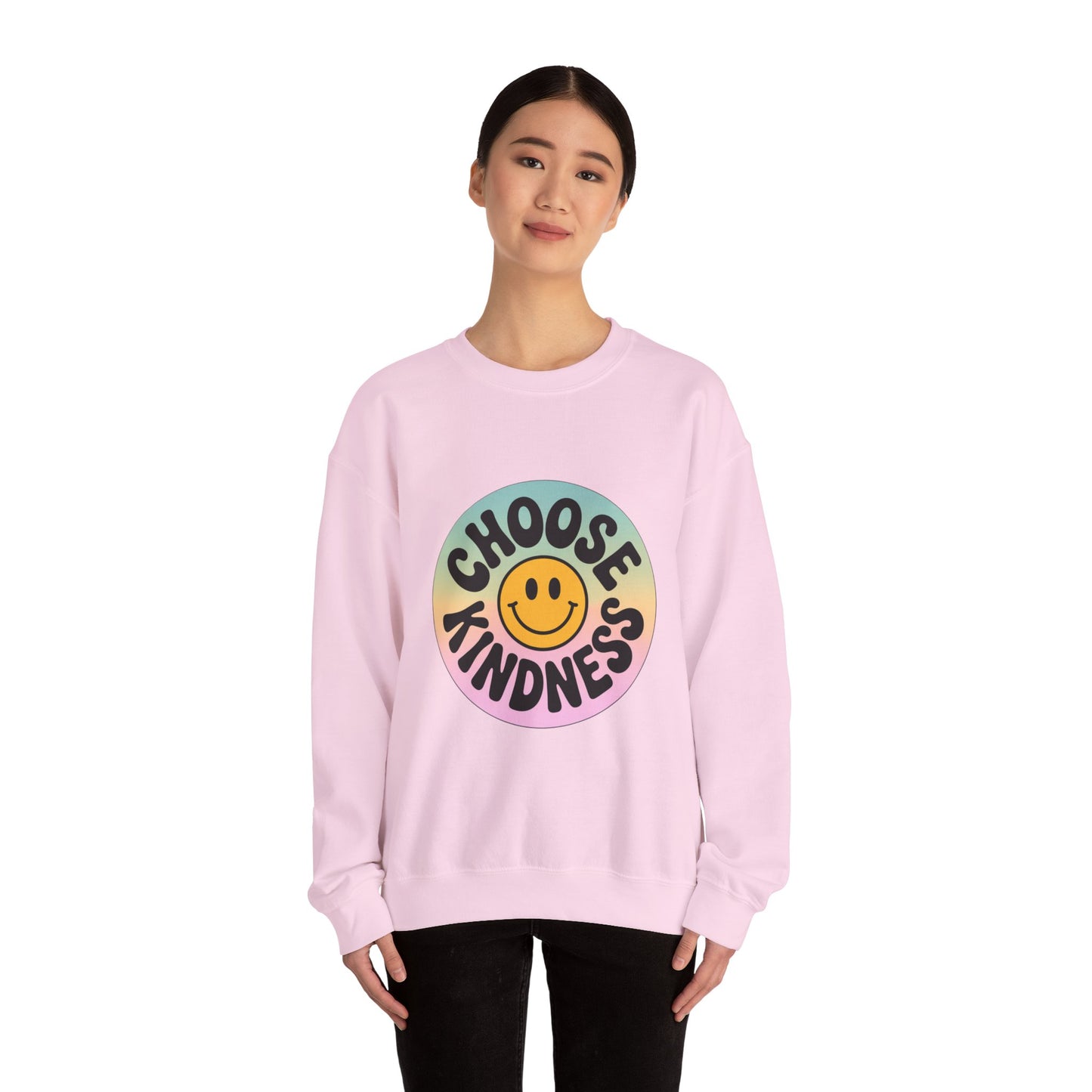 Choose Kindness Unisex Crewneck Sweatshirt - Positive Vibes Apparel