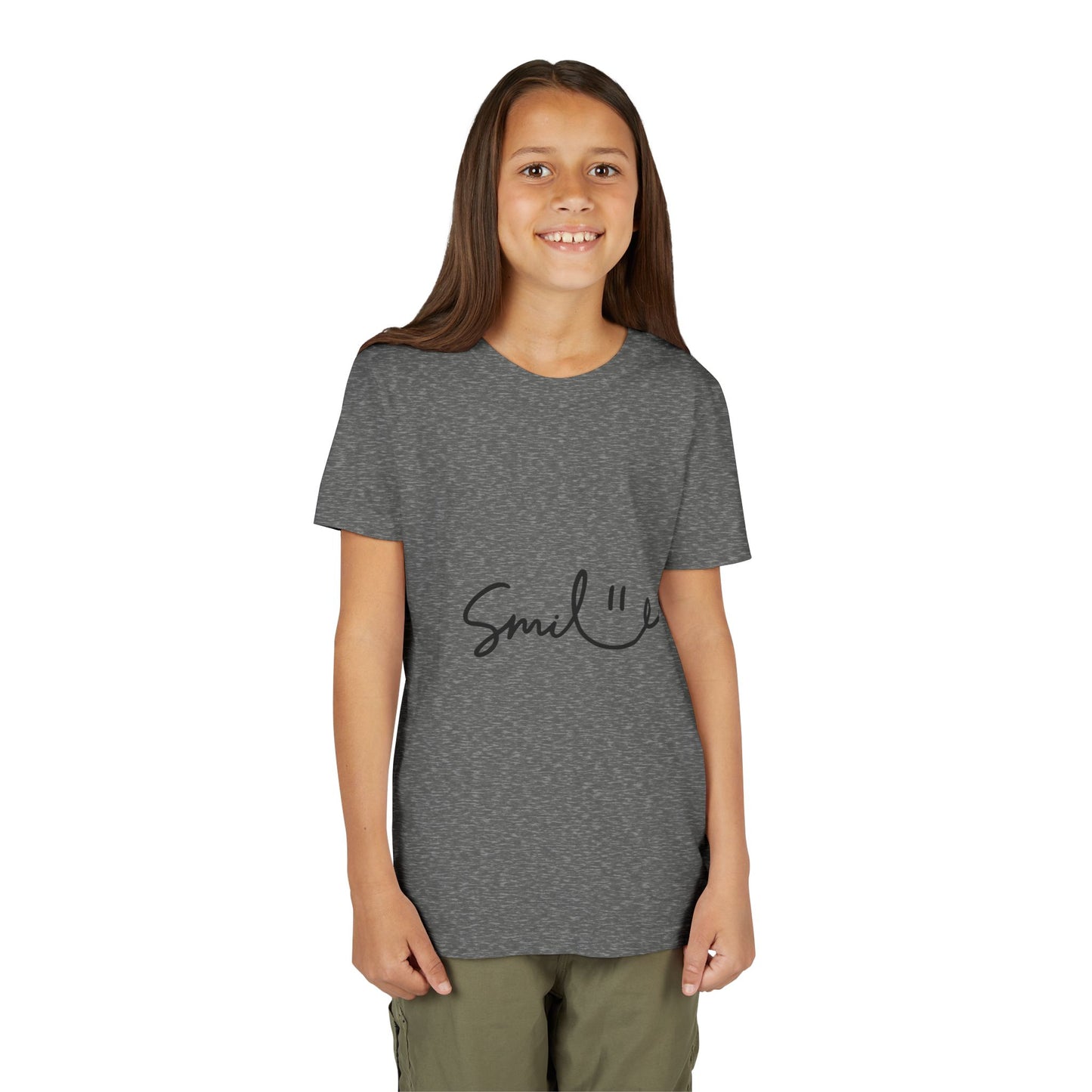 Smiley Youth Short Sleeve Tee - Positive Vibes for Kids