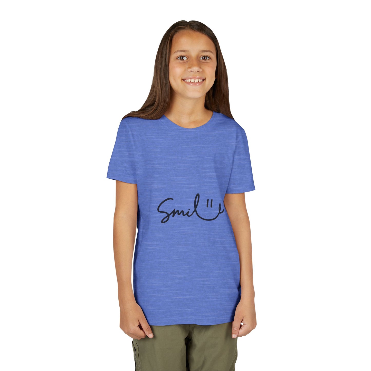 Smiley Youth Short Sleeve Tee - Positive Vibes for Kids