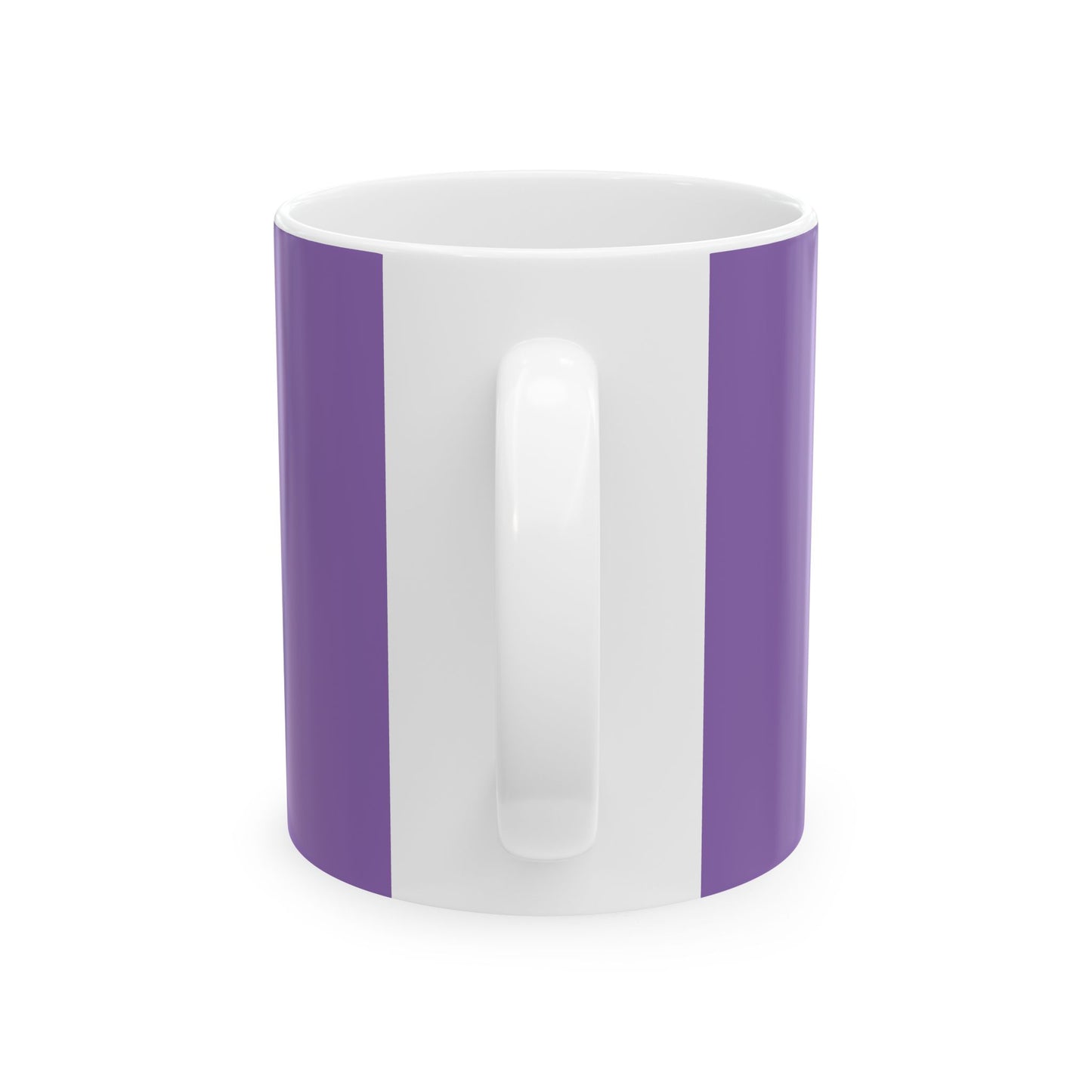 Light Purple Radiate Positivity Ceramic Coffee Mug,  11oz & 15oz