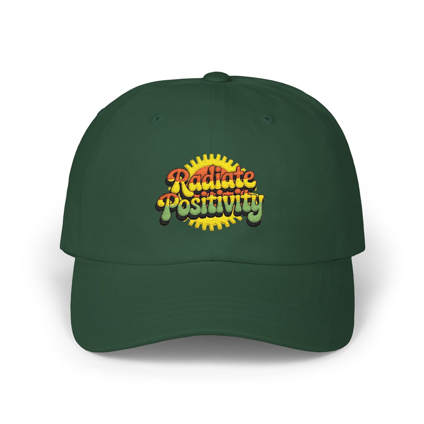 Classic Cap — Radiate Positivity Embroidered Baseball Hat