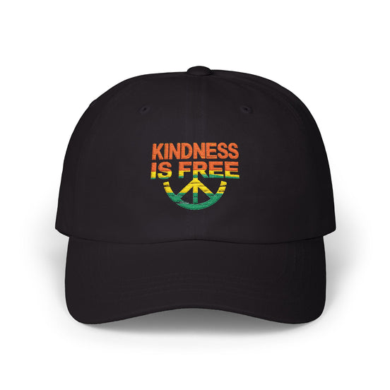 "Kindness Is Free" Peace Sign Embroidered Hat