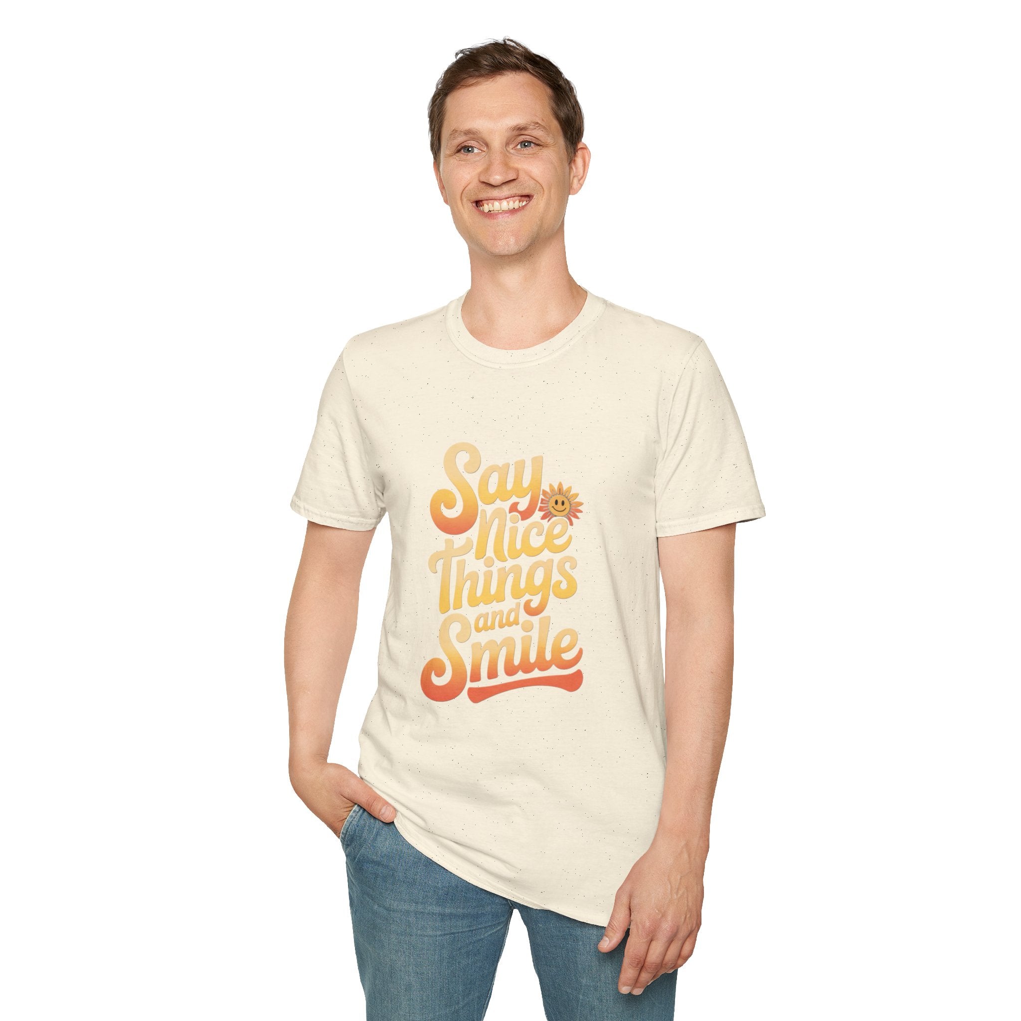 Positive Vibes Unisex Softstyle T-Shirt - 